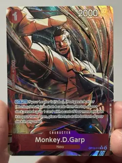 Monkey.D.Garp (Alternate Art) OP13-016 Carrying On His Will English NM One Piece - Image 5