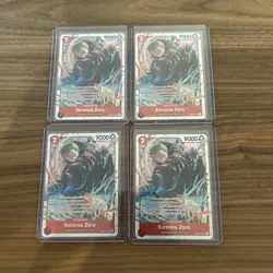 One Piece EB04-007 Roronoa Zoro SR English Near Mint (x4) FREE SHIP - Image 1