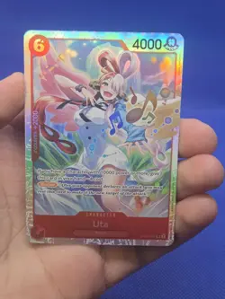 One Piece ST23 Starter Deck 23: RED Shanks Uta ST23-001 Super Rare SR NM - Image 2