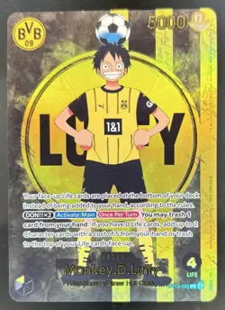 2025 One Piece X BVB Match Day Promo Monkey D Luffy #ST13-003 - Image 1