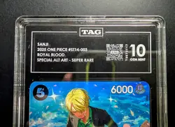 One Piece TCG | Sanji SP | ST14-003 | TAG 10 | NM+ | Not PSA - Image 3