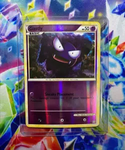 Gastly [Reverse Holo] - (63/102) HGSS Triumphant - Pokemon Card - Image 1
