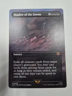 Shadow of the Enemy (Borderless) Universes Beyond: the Lord of the Rings Mtg - Image 1