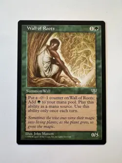 Wall of Roots - MTG Mirage - NM - Image 1