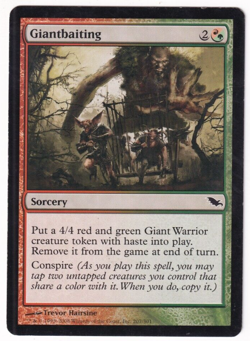 Giantbaiting Shadowmoor #207 Magic The Gathering 2008 MTG Single - Image 1