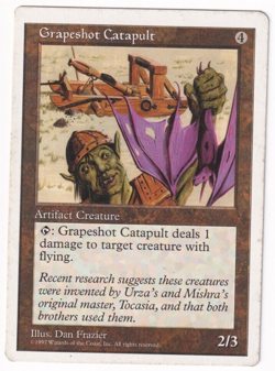 Grapeshot Catapult 5th Edition #375 Magic The Gathering 1997 MTG Single - Image 1