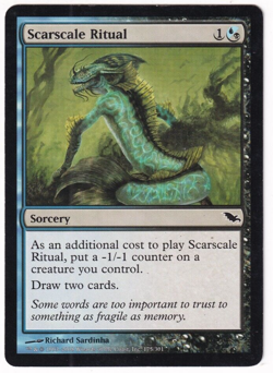 Scarscale Ritual Shadowmoor #175 Magic The Gathering 2008 MTG Single - Image 1