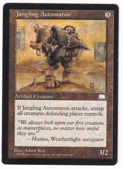Jangling Automaton Weatherlight #151 Magic The Gathering 1997 MTG Single - Image 1