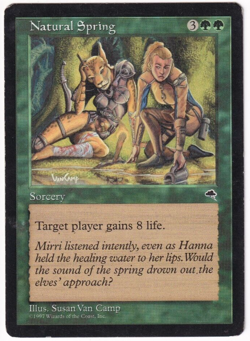 Natural Spring Tempest #239 Magic The Gathering 1997 MTG Single - Image 1