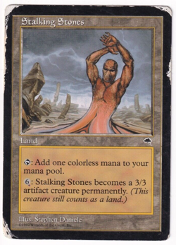 Stalking Stones Tempest #327 Magic The Gathering 1997 MTG Single - Image 1