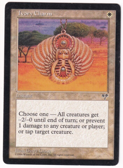 Ivory Charm Mirage #23 Magic The Gathering 1996 MTG Single - Image 1