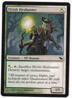 Elvish Hexhunter Shadowmoor #226 Magic The Gathering 2008 MTG Single - Image 1