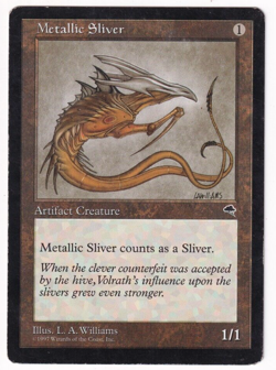 Metallic Sliver Tempest #297 Magic The Gathering 1997 MTG Single - Image 1