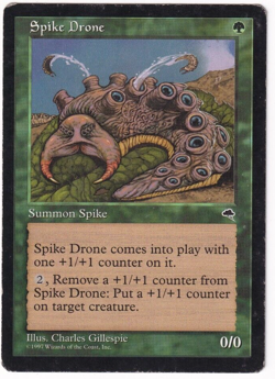 Spike Drone Tempest #258 Magic The Gathering 1997 MTG Single - Image 1