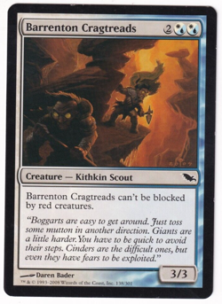 Barrenton Cragtreads Shadowmoor #138 Magic The Gathering 2008 MTG Single - Image 1