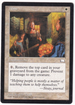 Alms Weatherlight #3 Magic The Gathering 1997 MTG Single - Image 1