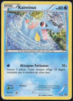 Carte Pokemon Kaiminus 5/12 Holo Promo McDonald's 2016 Francais - Image 1