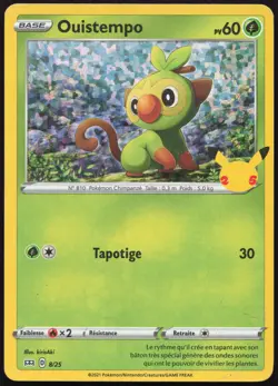 Carte Pokemon Ouistempo 8/25 Holo Promo McDonald's 2021 Francais - Image 1