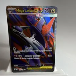 Mega Latias EX 163/132 Me01: Mega Evolution Ultra Rare Holo Card NM Condition - Image 1