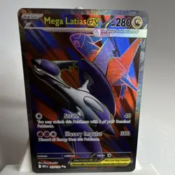 Mega Latias EX 163/132 Me01: Mega Evolution Ultra Rare Holo Card NM Condition - Image 2