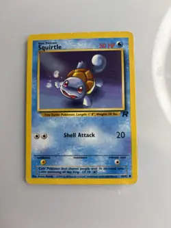 Pokemon TCG Squirtle Wartortle Dark Blastoise 1999 Lot 5 Cards Team Rocket Base - Image 2