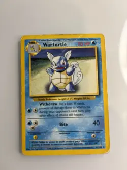 Pokemon TCG Squirtle Wartortle Dark Blastoise 1999 Lot 5 Cards Team Rocket Base - Image 4