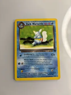 Pokemon TCG Squirtle Wartortle Dark Blastoise 1999 Lot 5 Cards Team Rocket Base - Image 5