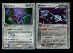 Exploud ex 92/100 Metagross ex 95/108 EX Power Keepers Holo Pokemon Card Lot - Image 1