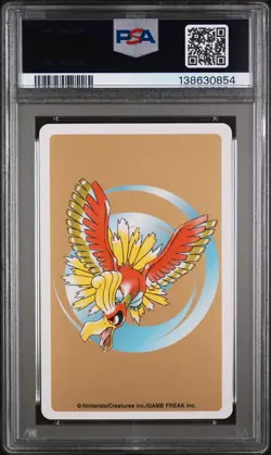 2000 POKEMON GOLD VERSION PLAYING CARDS 10 OF SPADES #243 RAIKOU PSA 10 - Image 2