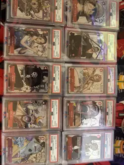 One Piece Premium Card Collection 25th Anniversary Edition 10-Card | PSA10 & 9 - Image 1