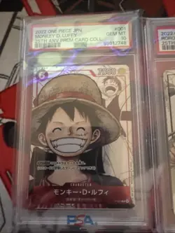 One Piece Premium Card Collection 25th Anniversary Edition 10-Card | PSA10 & 9 - Image 2