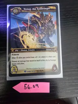 Blizzard World of Warcraft TCG 5 Card Lot Tirion Jaina Muradin Grok'thol Grell - Image 4