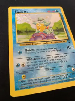 SQUIRTLE - 093/130 - BASE SET 2 - POKEMON CARD - LP - Image 2
