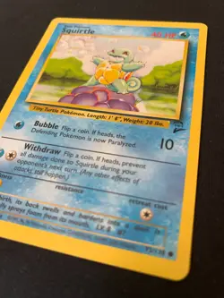 SQUIRTLE - 093/130 - BASE SET 2 - POKEMON CARD - LP - Image 3