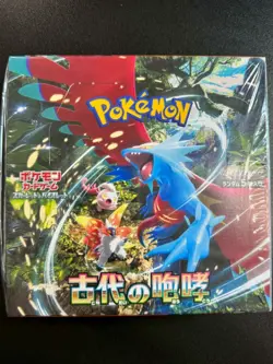 28436# NEW Pokemon Card Ancient Roar Booster Box Sv4k Japanese Sealed - Image 1