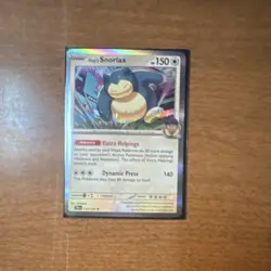 Pokemon TCG Hop's Snorlax Basic Holo Card 117/159 JTG Set 2025 English - Image 3