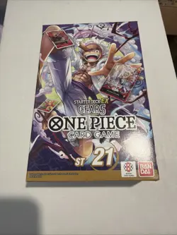 Bandai One Piece Card Game Starter Deck EX Gear5 ST21 Monkey D. Luffy Bonus Pack - Image 1
