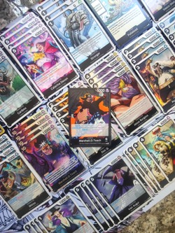 Ultimate One Piece TCG - Marshall.D.Teach Blackbeard Deck + Side Deck 75 cards! - Image 1