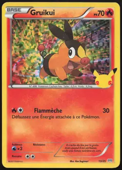 Carte Pokemon Gruikui 13/25 Holo Promo McDonald's 2021 Francais - Image 1