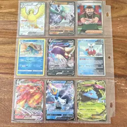 Pokemon TCG Foil Card Lot 9 Cards Pidgeot GX, Gallade V, Drednaw, Skuntank V - Image 1