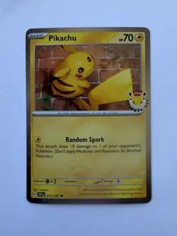 Pokemon Pikachu TCG Cosmos Holo Card #51 2026 Pokemon Day - Image 1