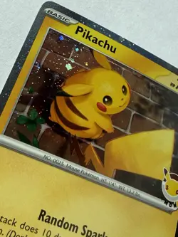 Pokemon Pikachu TCG Cosmos Holo Card #51 2026 Pokemon Day - Image 4