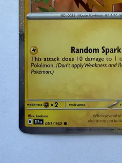 Pokemon Pikachu TCG Cosmos Holo Card #51 2026 Pokemon Day - Image 5