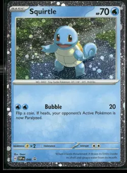 SV: Scarlet & Violet Promo Cards #048 Squirtle - Image 1