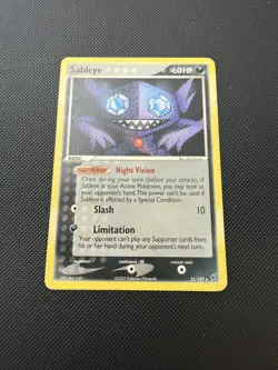 Sableye 23/107 Reverse Holo EX Deoxys LP+ Pokemon Card Rare 2005 - Image 1