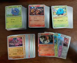 2024 Pokemon cards (192 cards) Holos, Reverse Holos & Rares included - Image 1