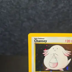 Chansey Base Set 2 - 3/130 Holo Rare with swirl 🌀2000 Vintage Pokemon Card LP* - Image 5