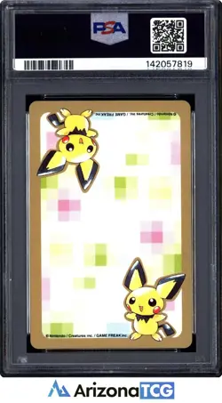 Pokemon 2000 Stantler 234 4 Of Diamonds Gold Playing Card Japanese PSA 10 - Image 2