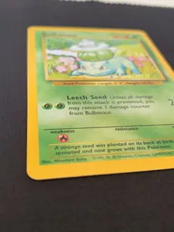 BULBASAUR - 044/102 - BASE SET - POKEMON CARD - LP - Image 2