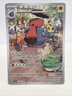 Pokemon Card - Probopass Twilight Masquerade 182/167 Illustration Rare 2024 - Image 1
